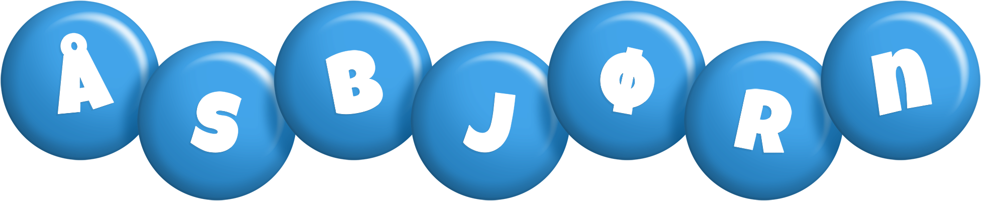 Åsbjørn candy-blue logo