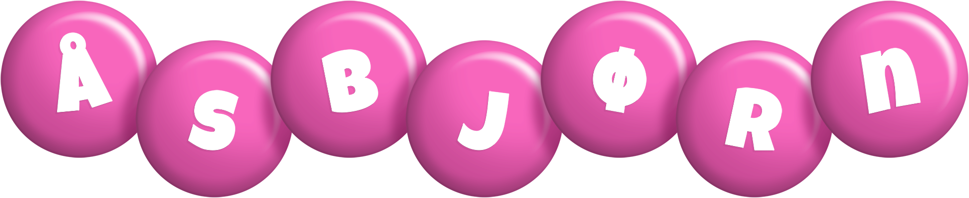 Åsbjørn candy-pink logo