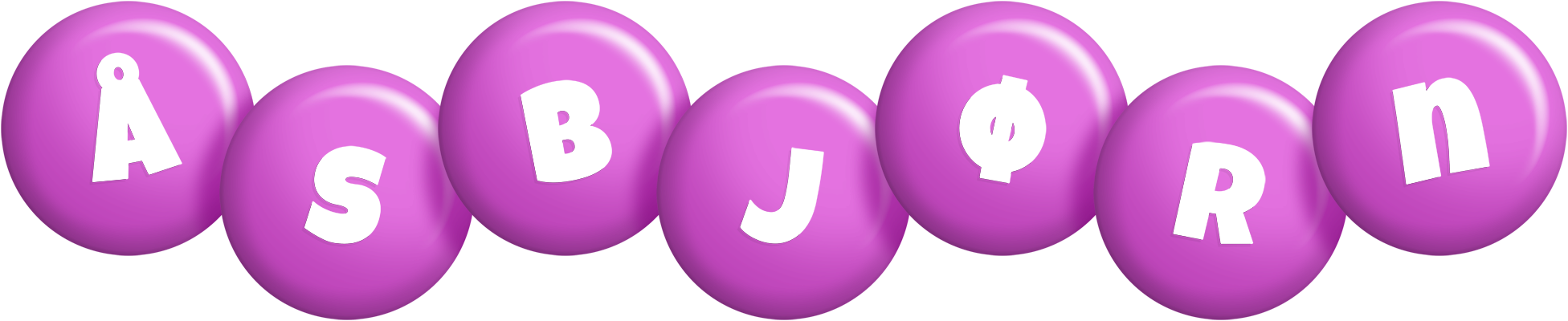 Åsbjørn candy-purple logo
