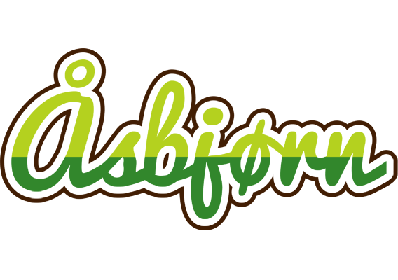 Åsbjørn golfing logo