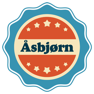 Åsbjørn labels logo