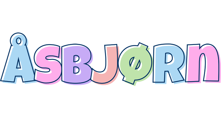 Åsbjørn pastel logo