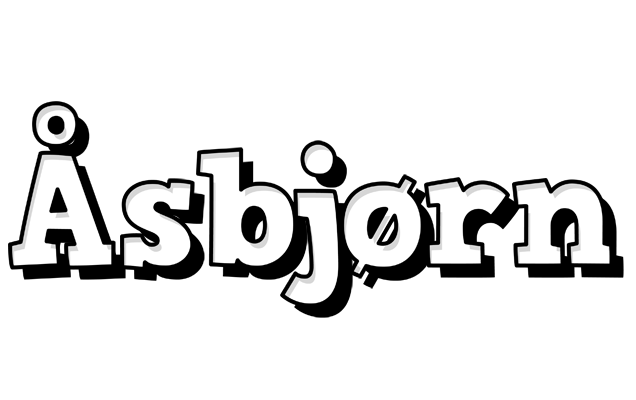 Åsbjørn snowing logo