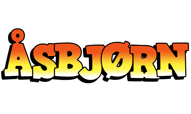 Åsbjørn sunset logo
