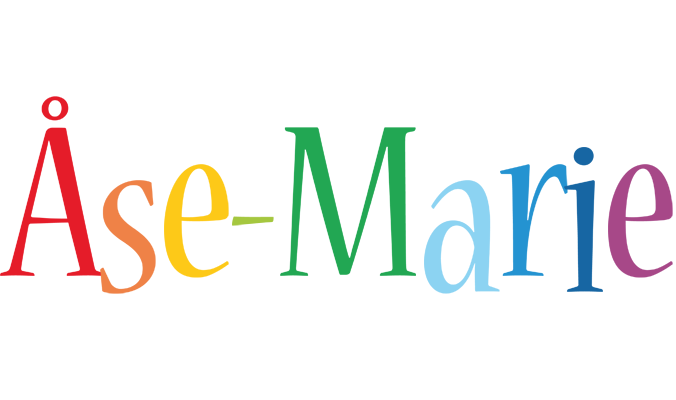 Åse-Marie birthday logo
