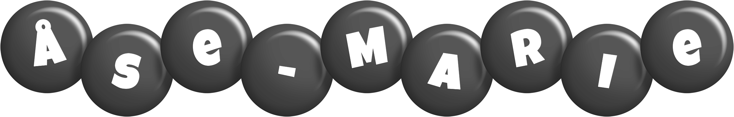 Åse-Marie candy-black logo