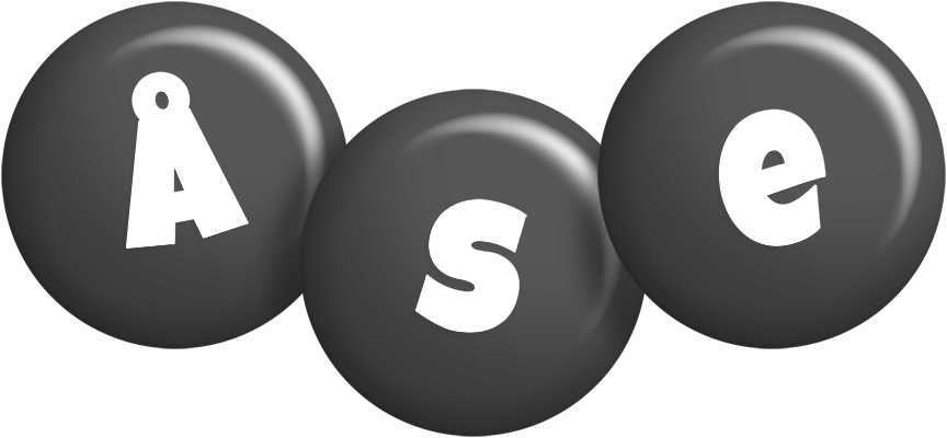 Åse candy-black logo
