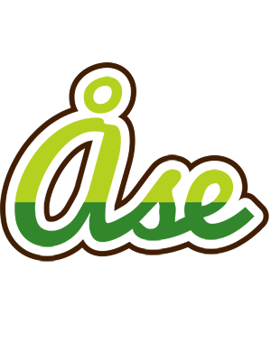 Åse golfing logo