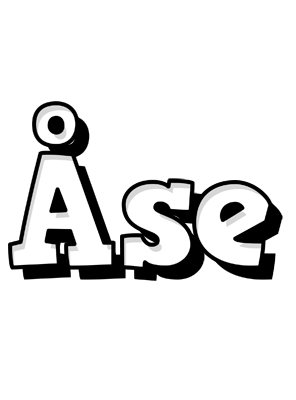 Åse snowing logo