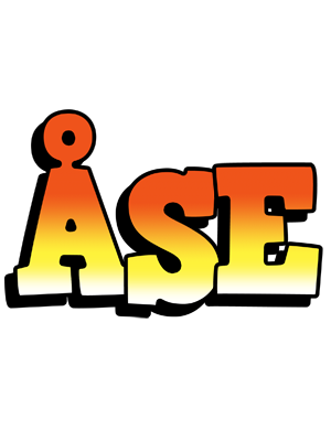 Åse sunset logo