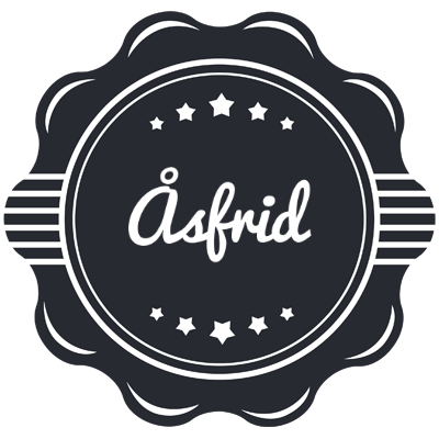 Åsfrid badge logo