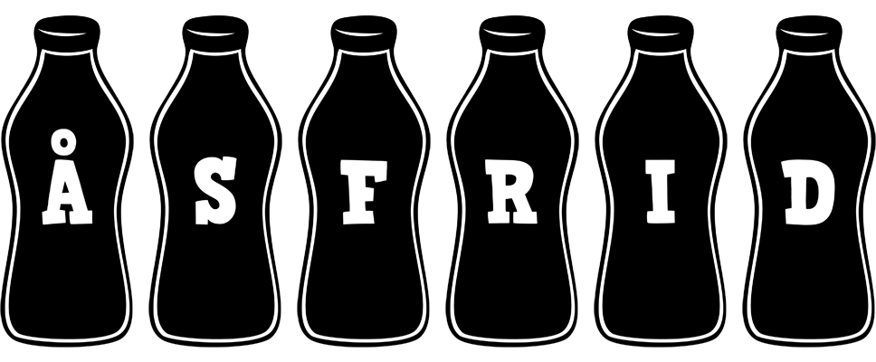 Åsfrid bottle logo