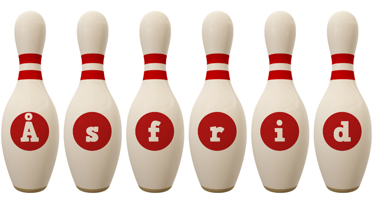 Åsfrid bowling-pin logo