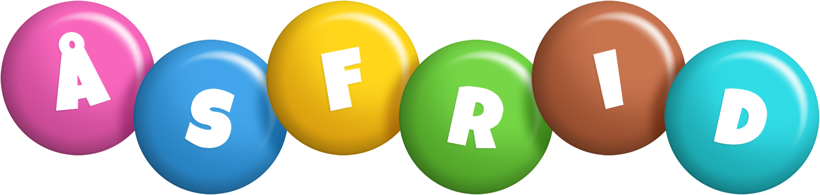 Åsfrid candy logo