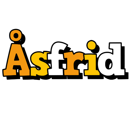 Åsfrid cartoon logo