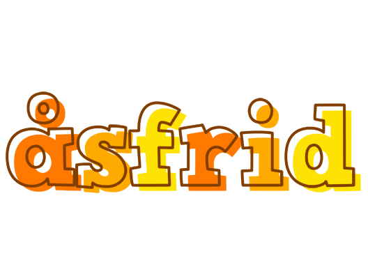 Åsfrid desert logo