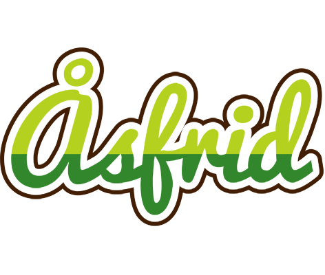 Åsfrid golfing logo