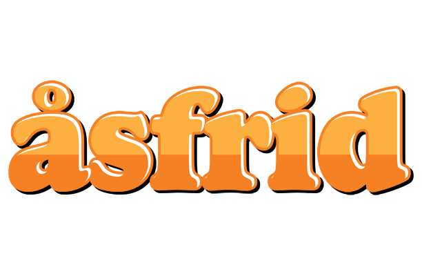 Åsfrid orange logo