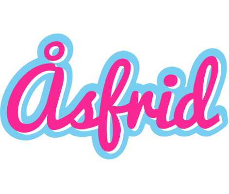 Åsfrid popstar logo
