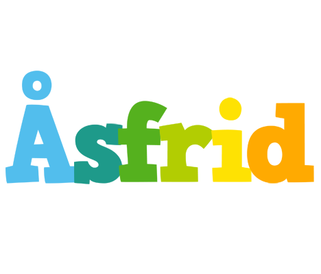 Åsfrid rainbows logo