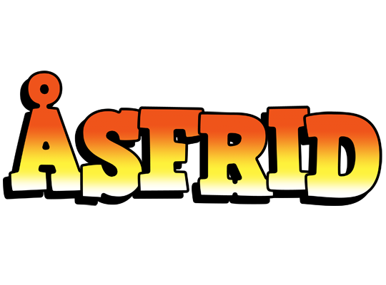 Åsfrid sunset logo