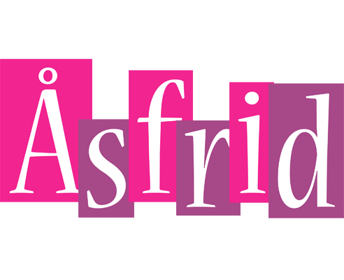 Åsfrid whine logo