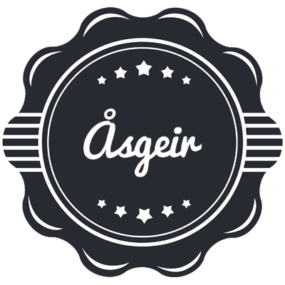 Åsgeir badge logo
