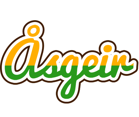 Åsgeir banana logo