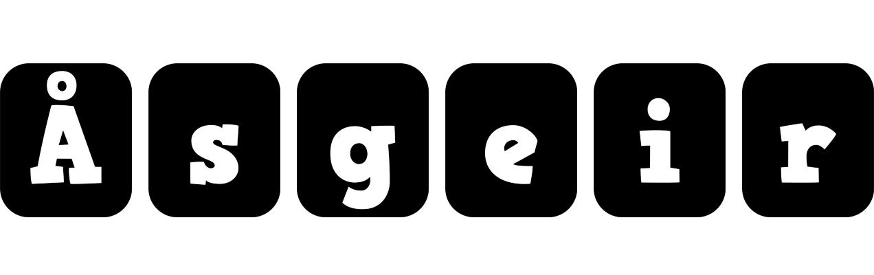 Åsgeir box logo