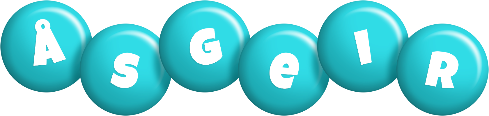 Åsgeir candy-azur logo