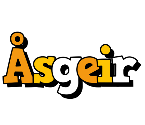 Åsgeir cartoon logo