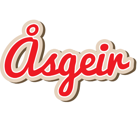 Åsgeir chocolate logo