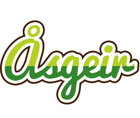 Åsgeir golfing logo