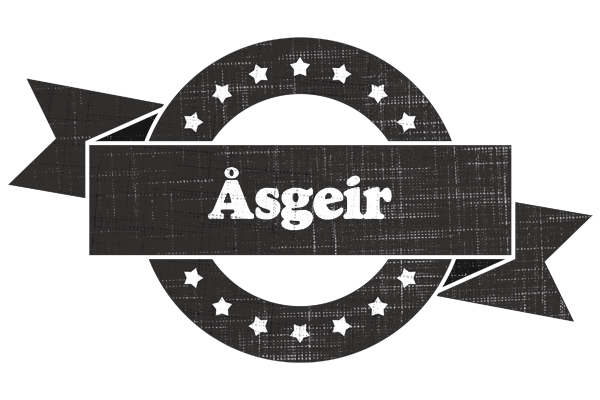 Åsgeir grunge logo