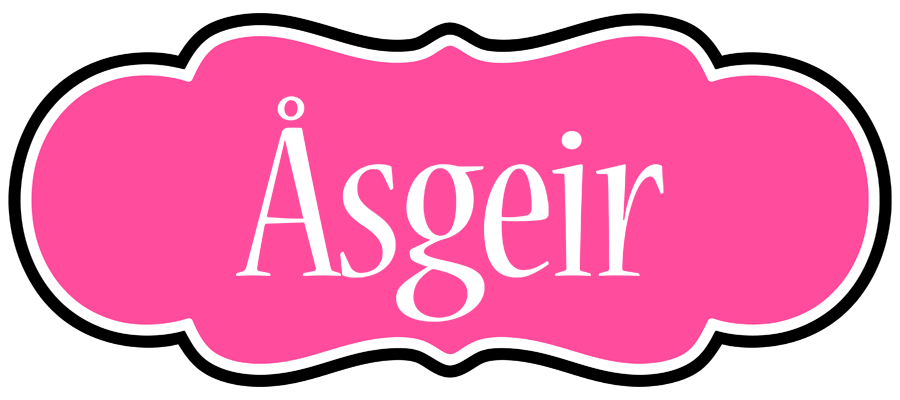 Åsgeir invitation logo