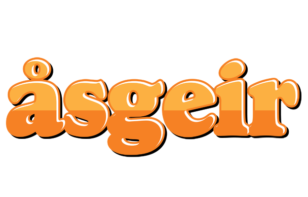 Åsgeir orange logo