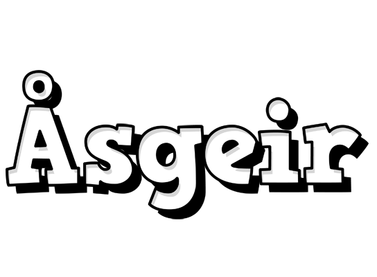 Åsgeir snowing logo