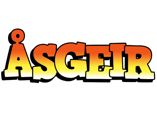 Åsgeir sunset logo