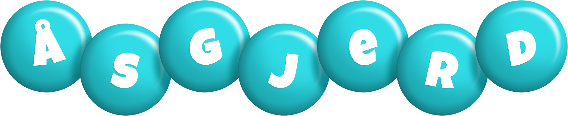 Åsgjerd candy-azur logo