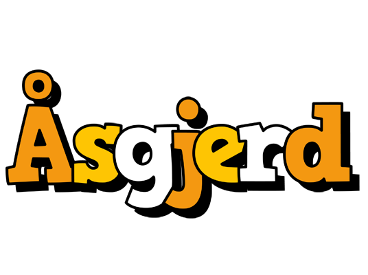 Åsgjerd cartoon logo