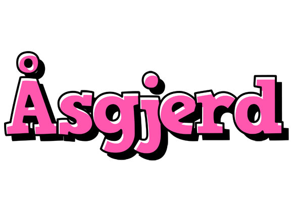 Åsgjerd girlish logo