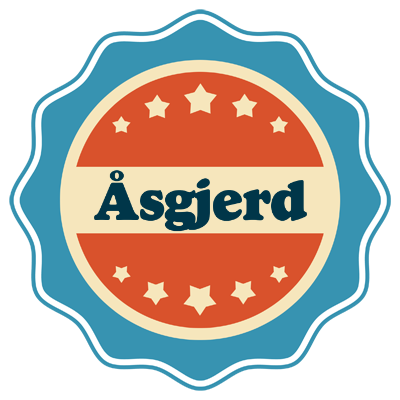 Åsgjerd labels logo