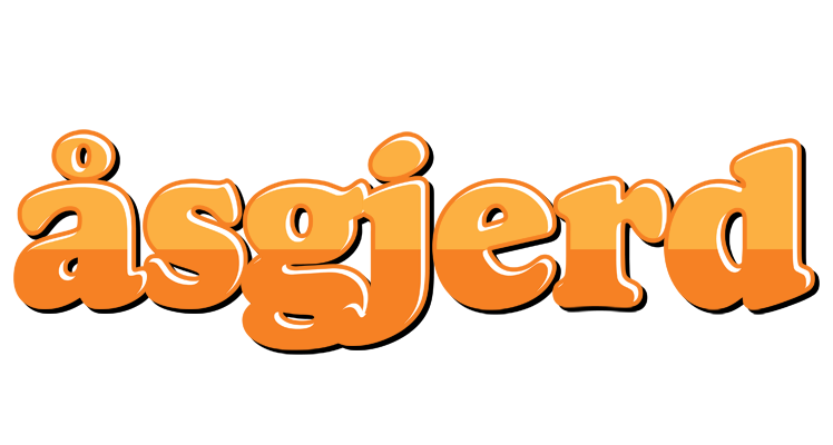 Åsgjerd orange logo