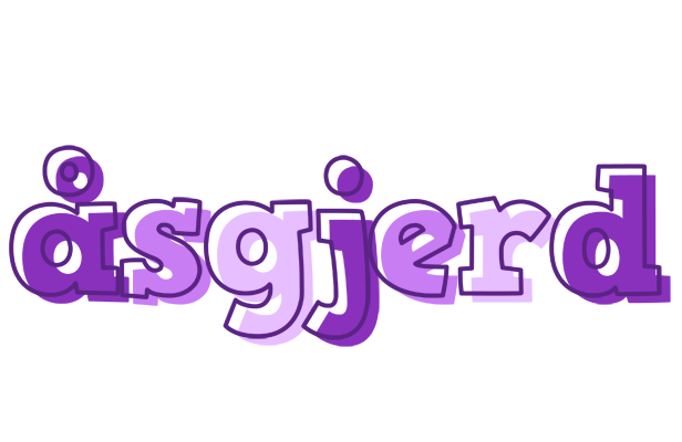 Åsgjerd sensual logo