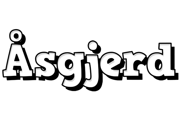 Åsgjerd snowing logo