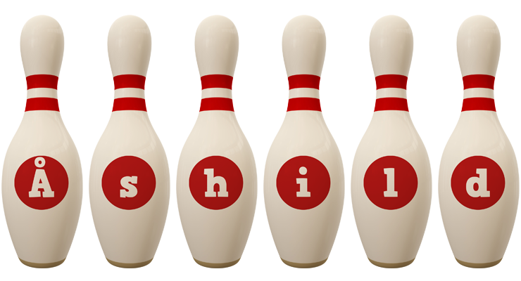 Åshild bowling-pin logo