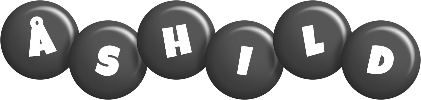 Åshild candy-black logo