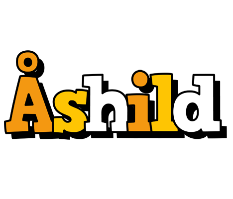 Åshild cartoon logo