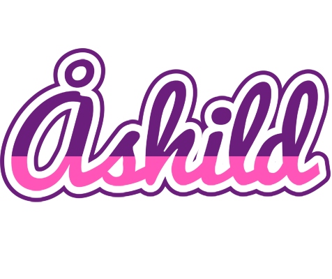 Åshild cheerful logo