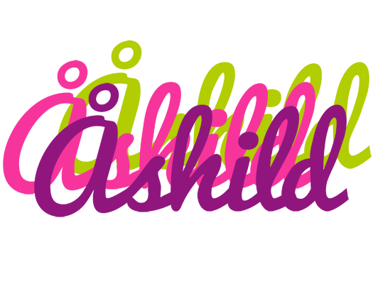 Åshild flowers logo